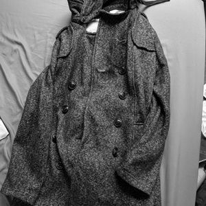 Dark Grey Peacoat